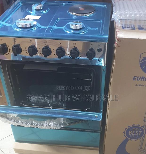 Euroken Standing Cooker 60*65 With Electric Oven - thumbnail 2