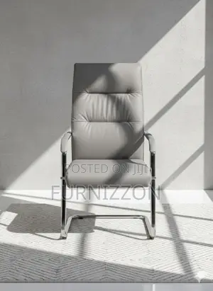 Comfortable PVC Office Chair With Iron Base Support