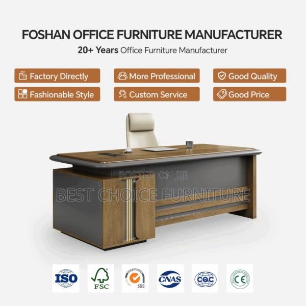 Office Desk; Sleek 1600mm Desk Perfect for Executive Offices - thumbnail 4