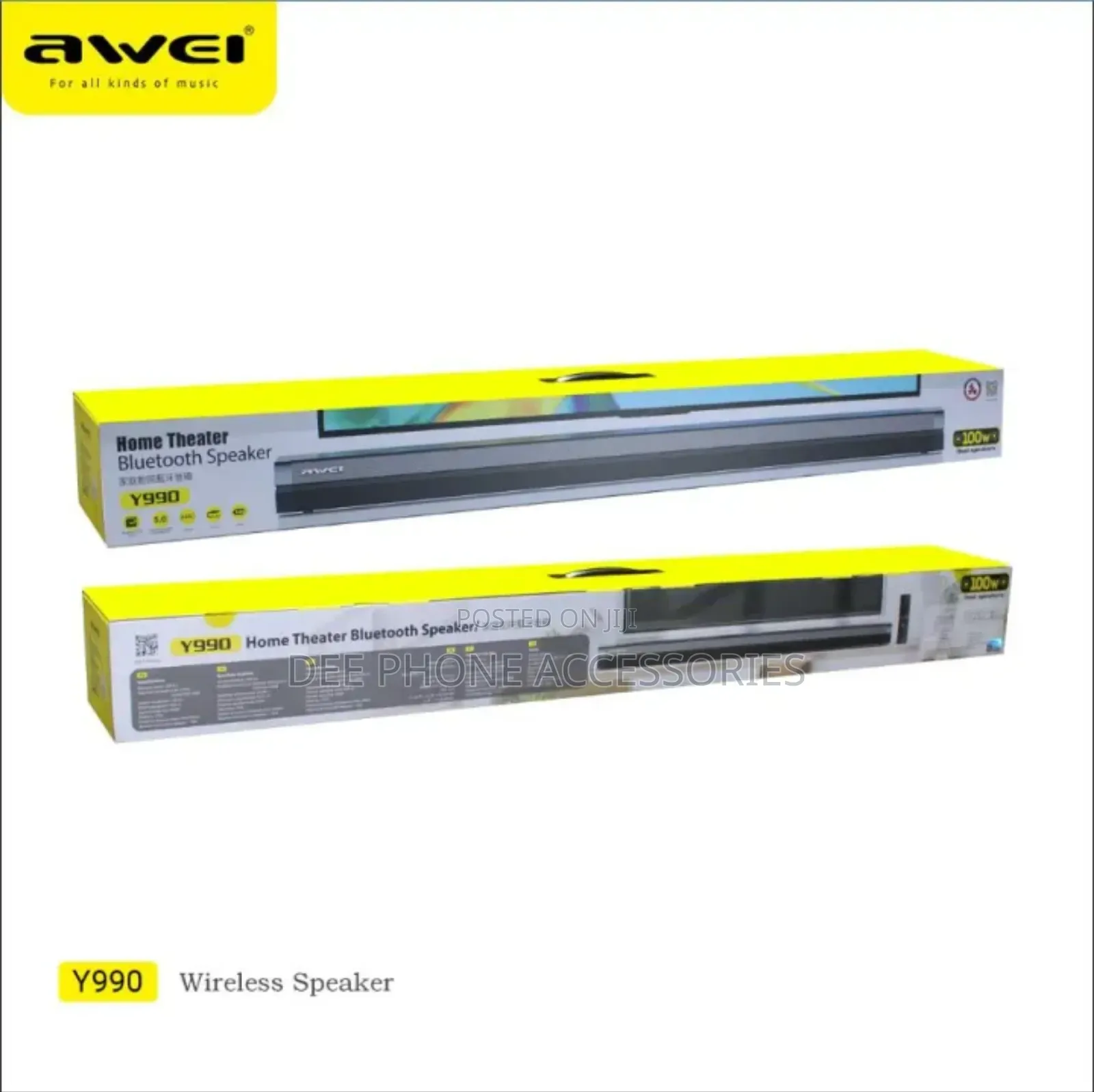 Awei Y990 100w Dual Speaker Home Theatre