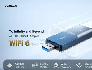 Ugreen Ax1800 Dual-Band Wireless Usb Adapter (Wi-Fi 6) - Cm499