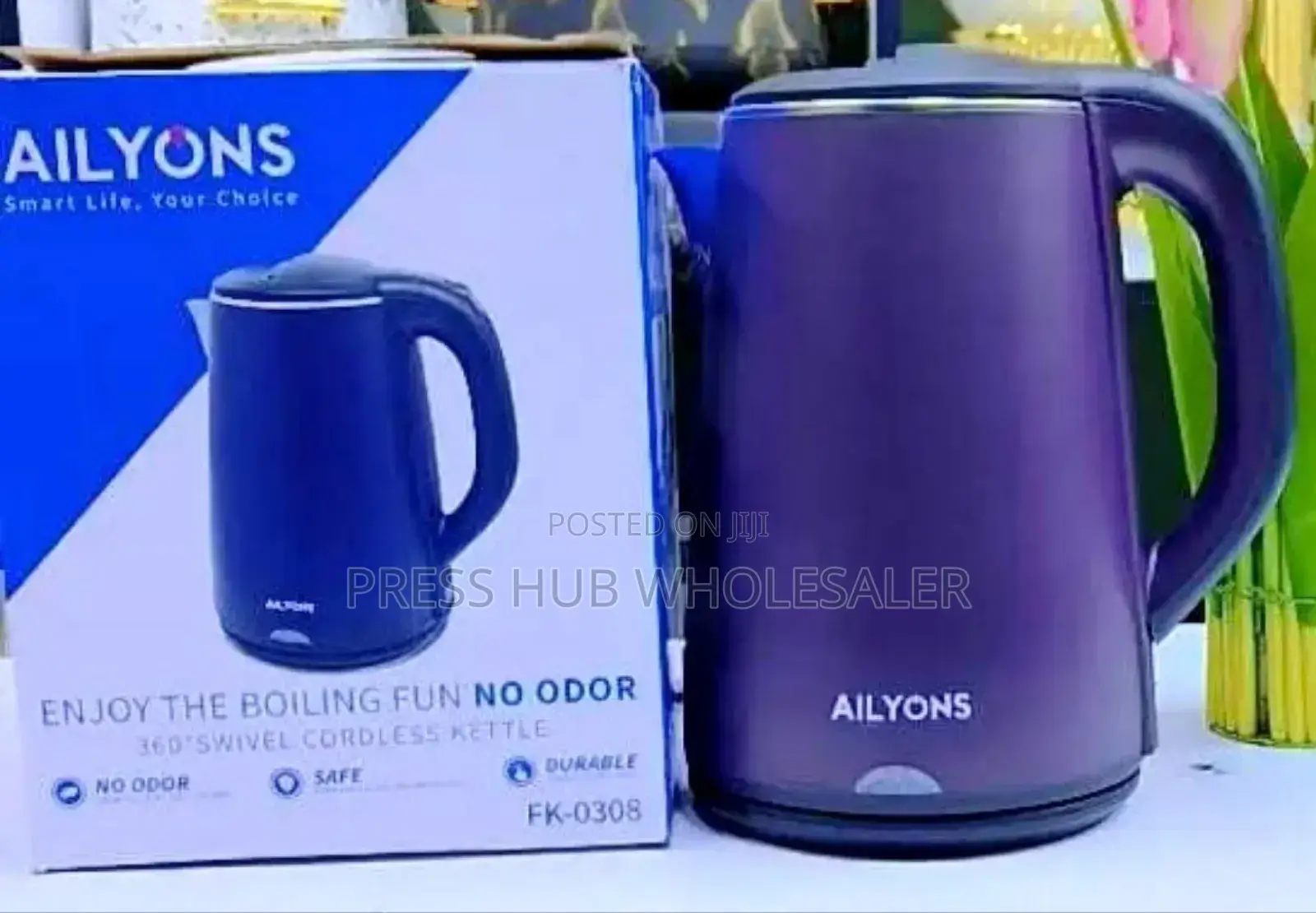 Ailyons Electric Kettle (Model Fk-030**