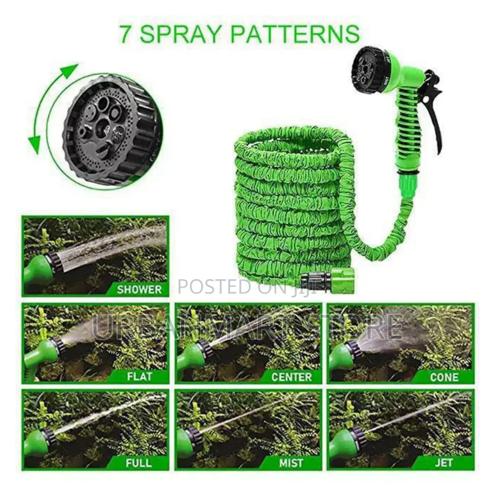 60m Expandable Magic Hose Pipe – Blue Green