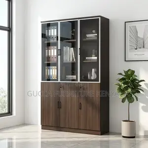 3-doors Wooden Office Filling Cabinet