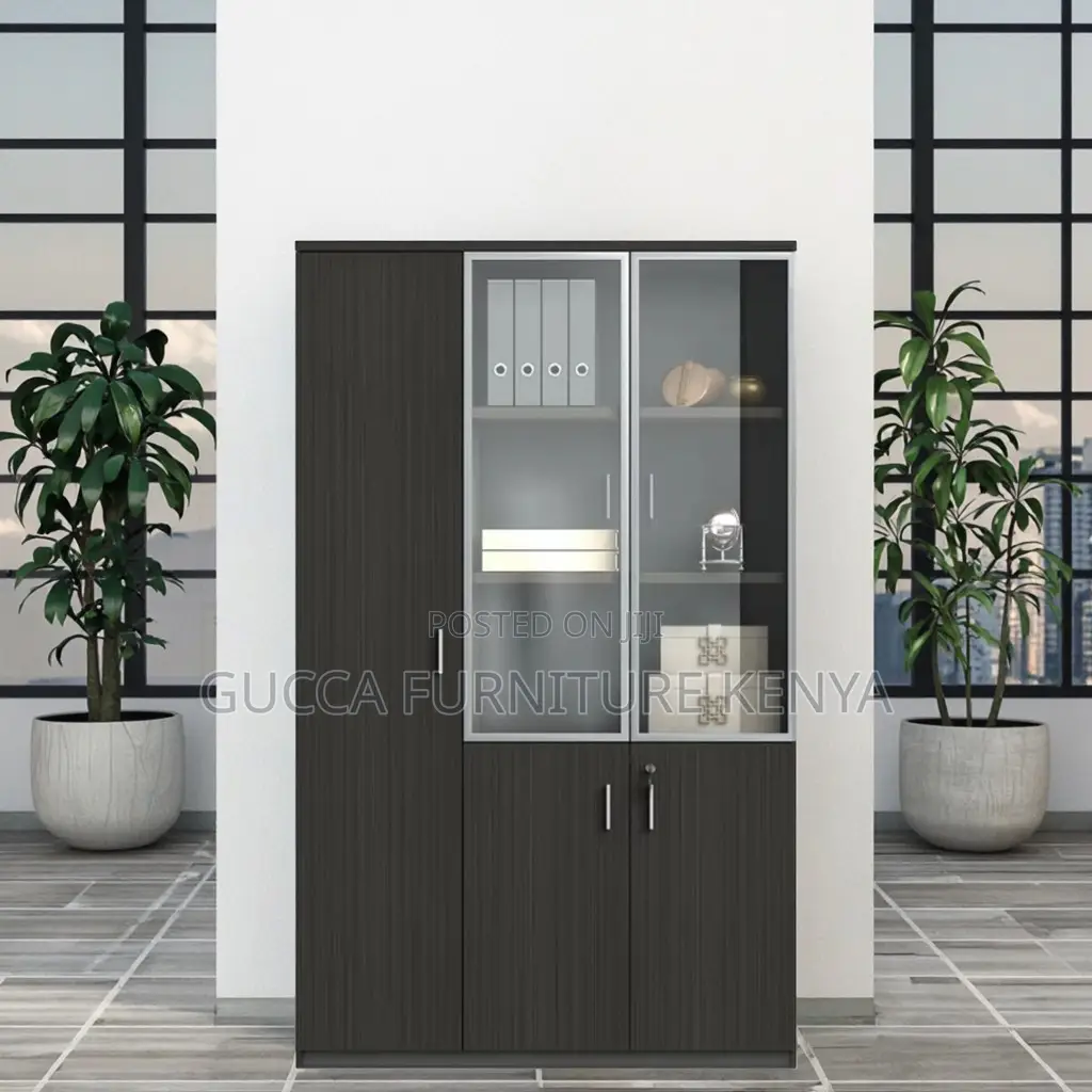 3-doors Wooden Office Filling Cabinet