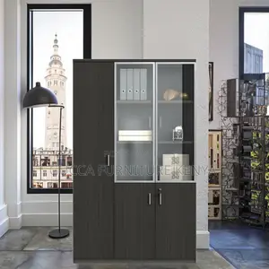 3-doors Wooden Office Filling Cabinet
