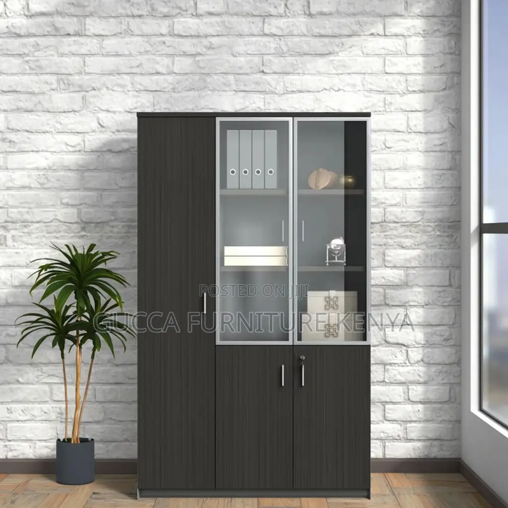 3-doors Wooden Office Filling Cabinet