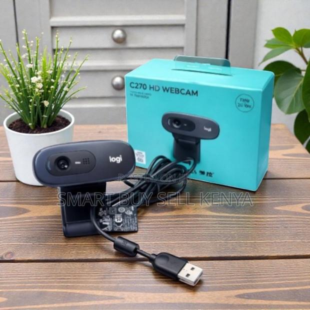 Logitech C270 Web Camera Hd 720p Stable Performance Mic Webcam - main view