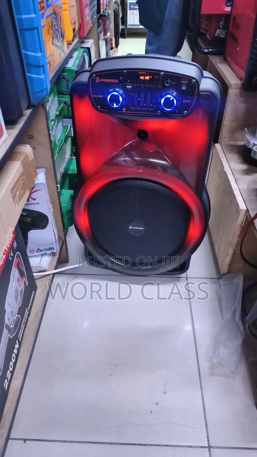 Premier Heavy Duty Rechargeable Bluetooth Speaker