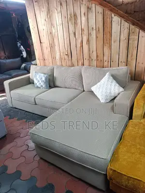 Sleek Touching 6 Seater L Shaped Sofa