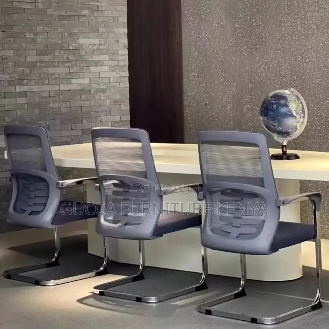 Ergonomic Mesh Mid Back Visitor Chair