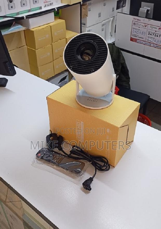 Projector With Wifi6 and Bluetooth, Support Android Tv 11.0, Mini - main view