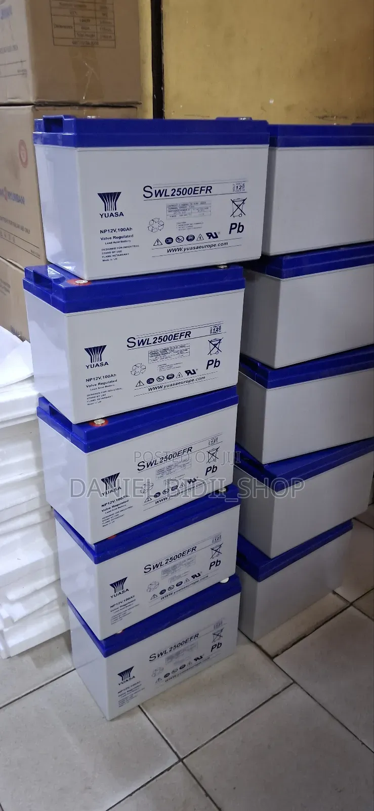 Yuasa Valve Regulated Lead Acid Battery Mf 100ah 12v