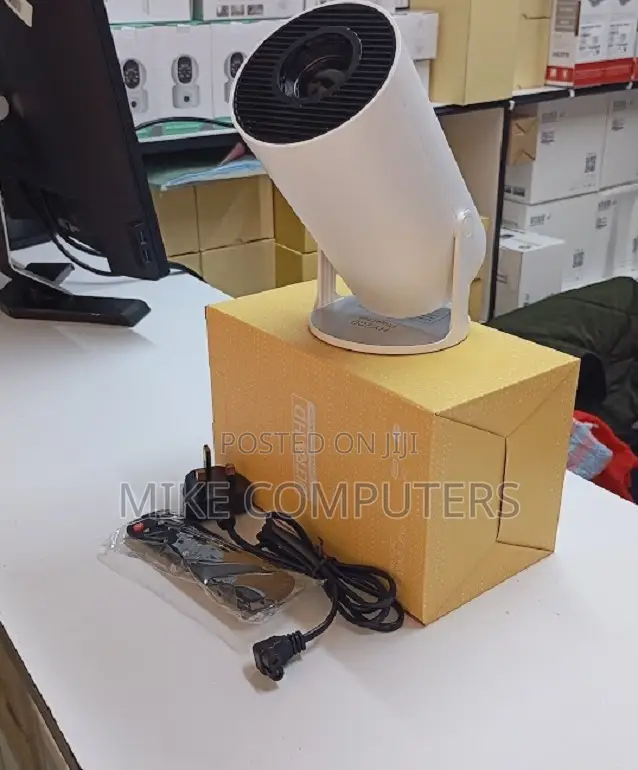 Projector With Wifi6 and Bluetooth, 1080p 16 Gb