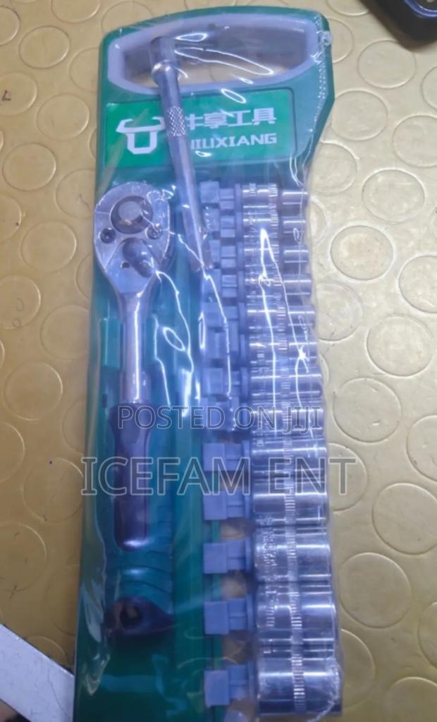 Power Action Socket Set/15pcs Socket Set With Handle - main view