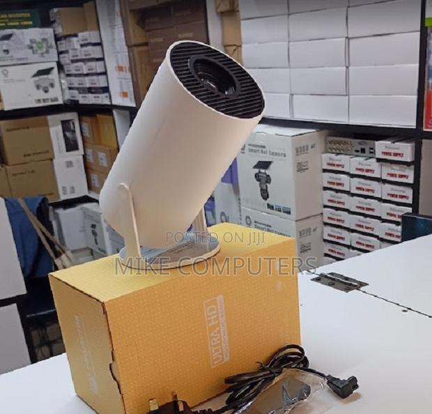 Android Tv 11.0, Mini Portable Projector 180° Rotatable Projector - thumbnail 2