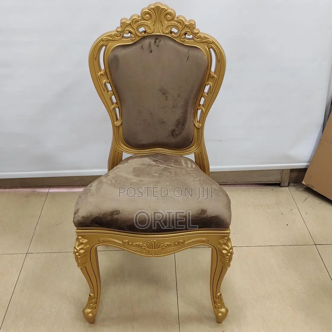Modern Wedding Chair : Golden Frame Banquet Chair