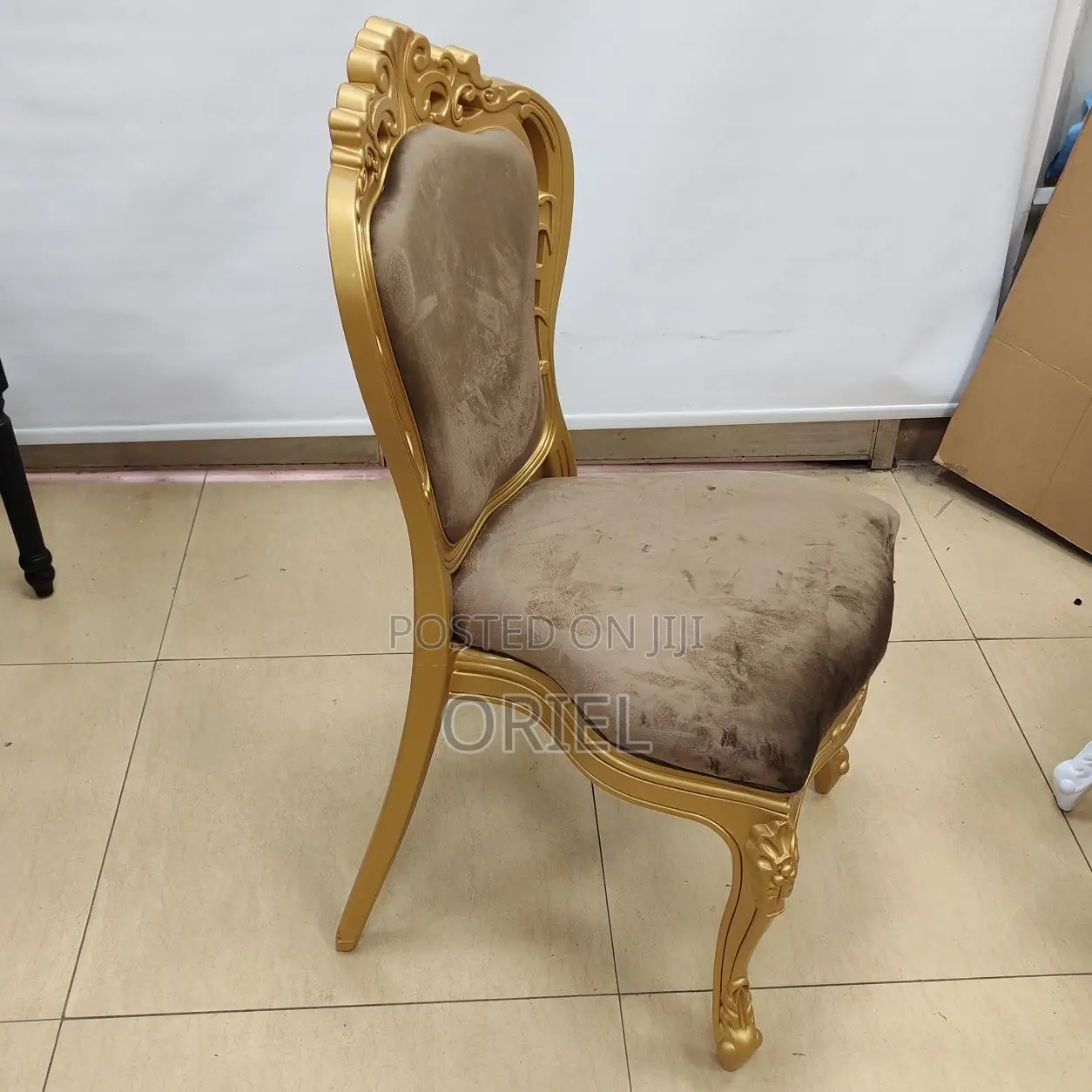 Modern Wedding Chair : Golden Frame Banquet Chair