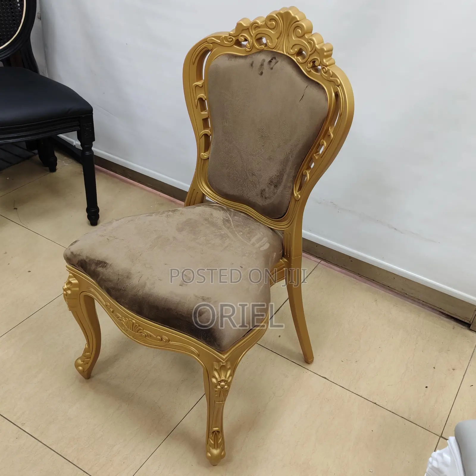 Modern Wedding Chair : Golden Frame Banquet Chair
