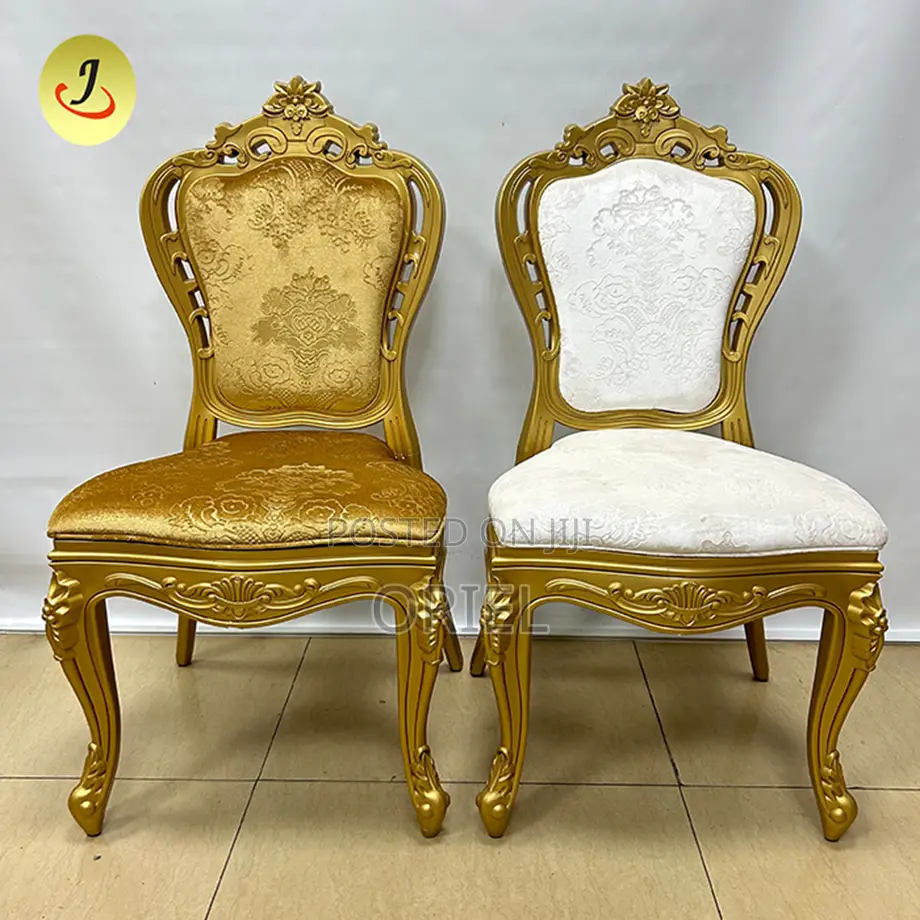 Modern Wedding Chair : Golden Frame Banquet Chair