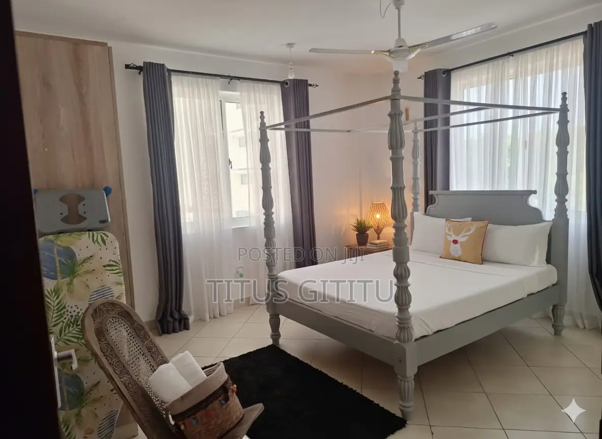 Luxury 1 Bedroom Airbnb Nyali | Balcony Views | Near Beach |