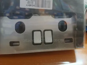 Twin Socket 13a Chrome With Usb