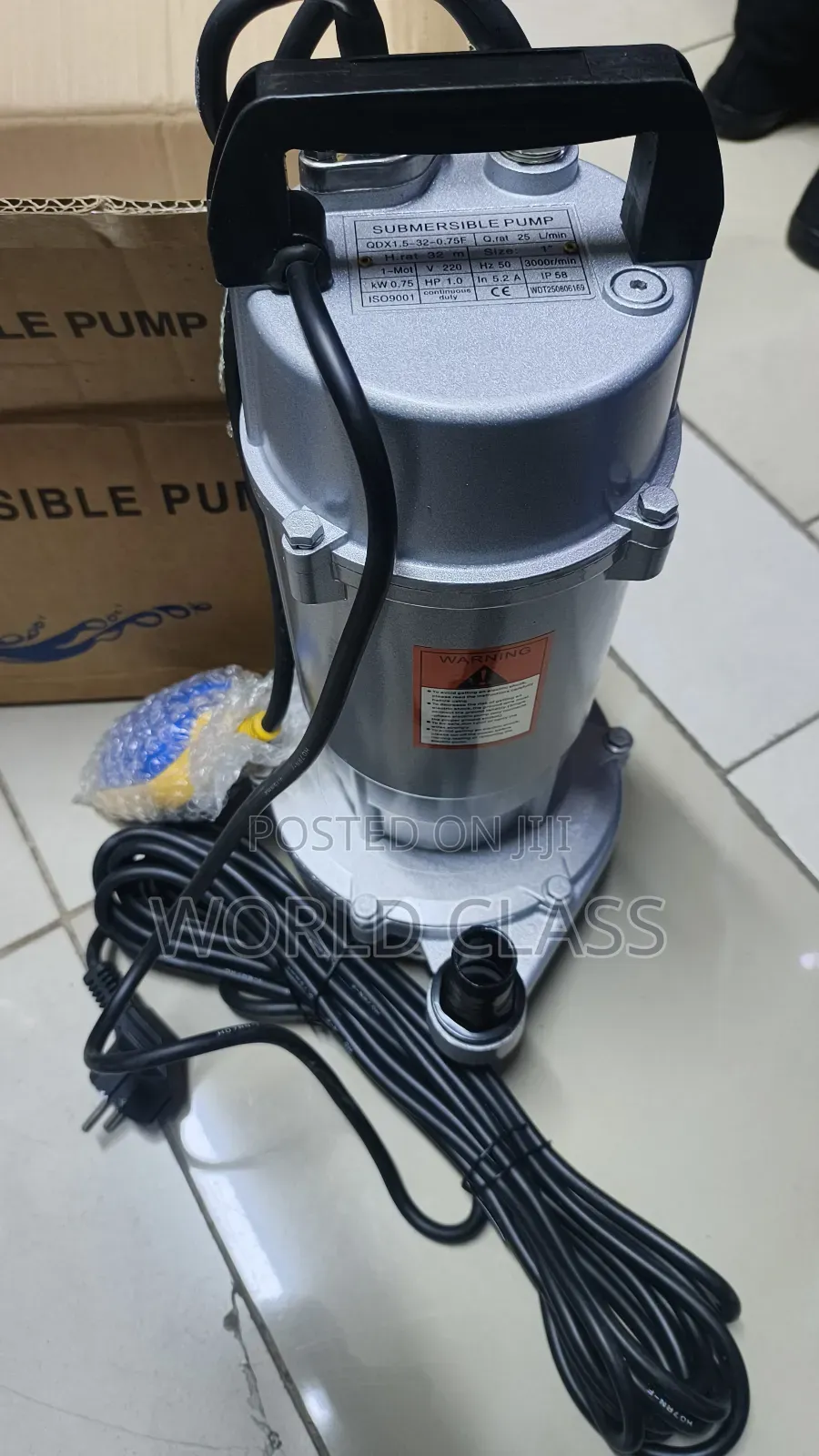 Heavy Duty 1hp Submersible Water Pump