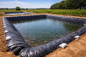 Dam Liners Help Conserves Rainwater for Use During Drought