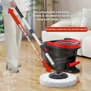 *12l Bucket Foot Pedal Spin Mop (Rotary Mop)