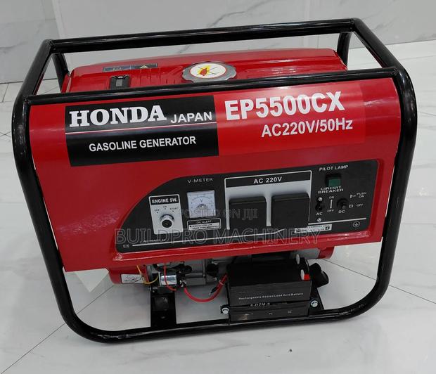 Honda Ep5500cx 5.5kva Keystart Generator - thumbnail 4