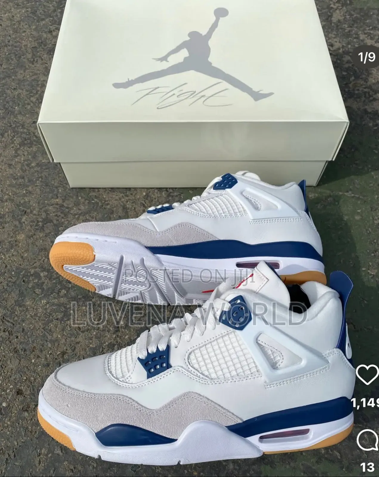 “Summit White Navy “Jordan 4