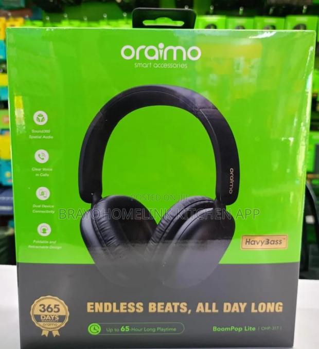 *Original Oraimo Boom Pop Lite Ohp-317 Headphone*
* - main view