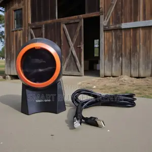 Plug and Play 1d 2d Desktop Barcode Scanner Omnidirectional