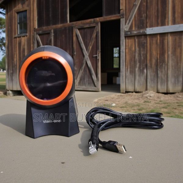 Plug and Play 1d 2d Desktop Barcode Scanner Omnidirectional