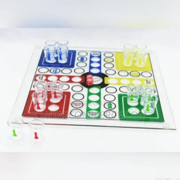 Drinking Ludo Game With Shot Glasses - main view