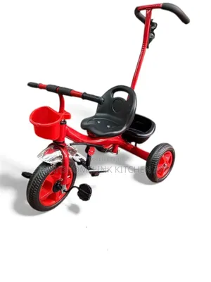 Tricycle With Push Handle