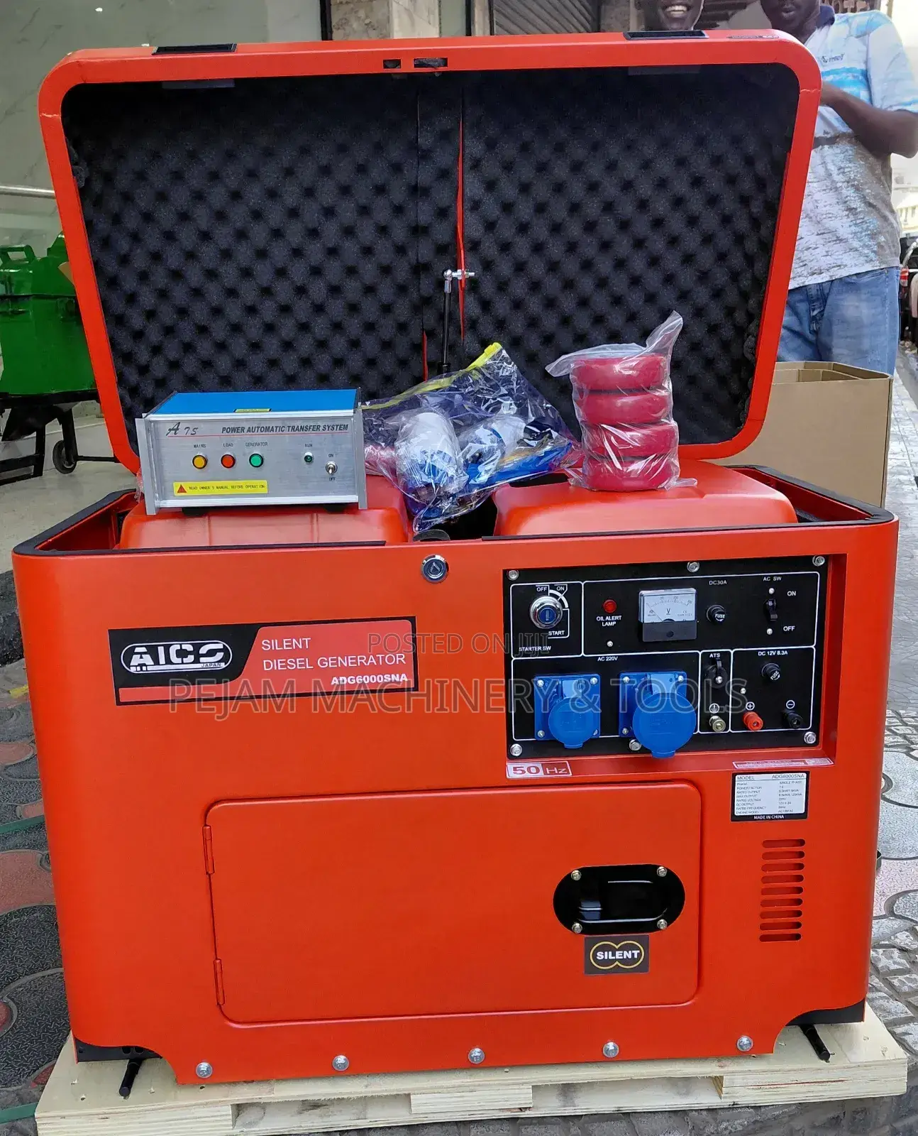 Aico 10kva Adg10000sna Single Phase Diesel Generator