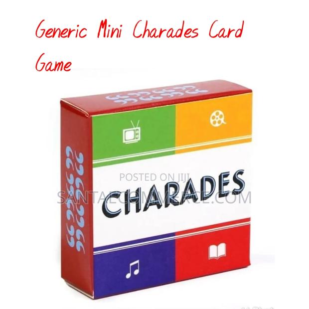 Generic Mini Charades Card Game - main view