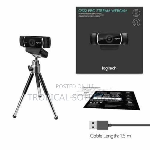 Logitech C922 Pro Tripod Webcam - thumbnail 3