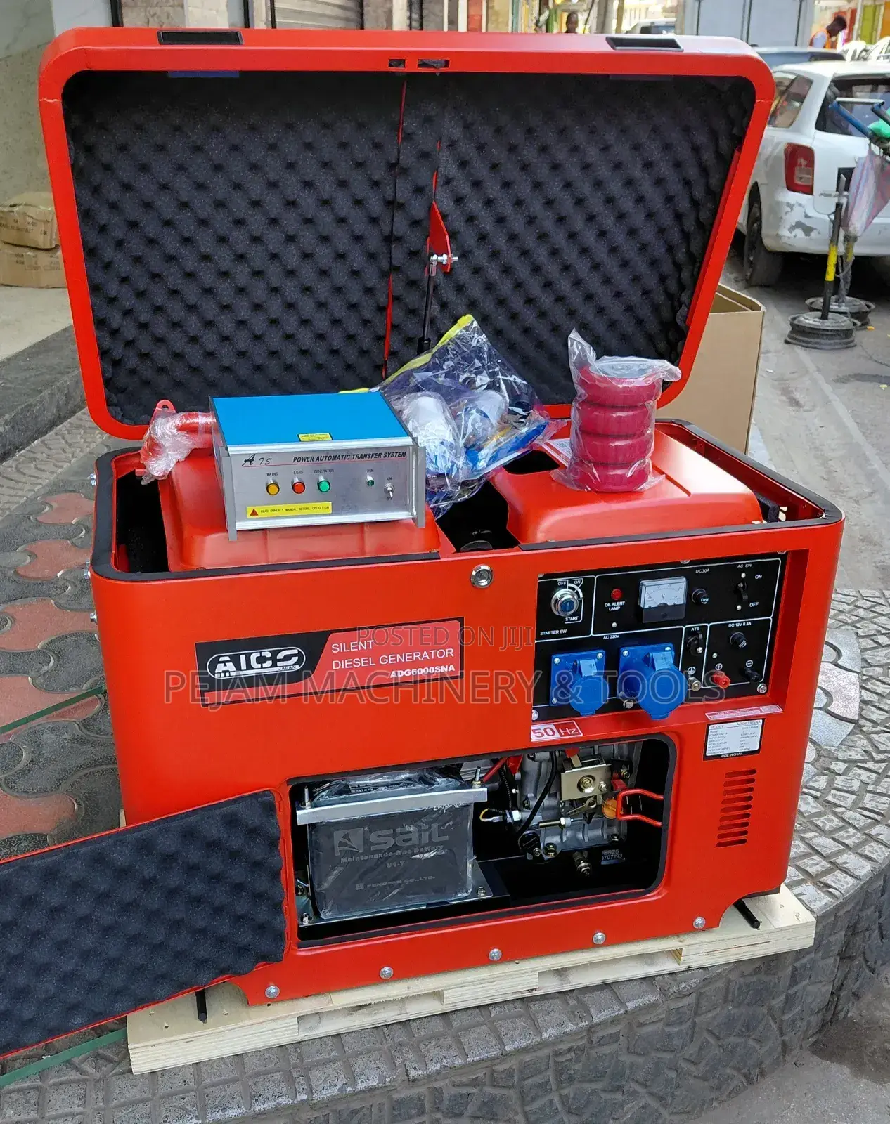 Aico Japan 10kva Single Phase Silent Diesel Generator Automatic