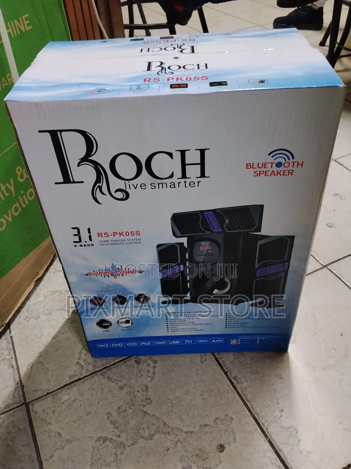 Roch 3.1ch Rs-Pk05s Home Theater Bluetooth Speaker System