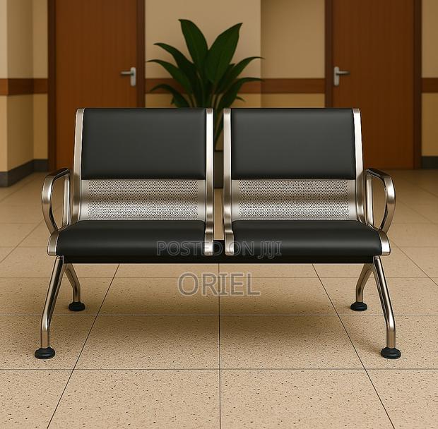 Office Reception Waiting Bench : Two Seater Waiting Bench - thumbnail 2