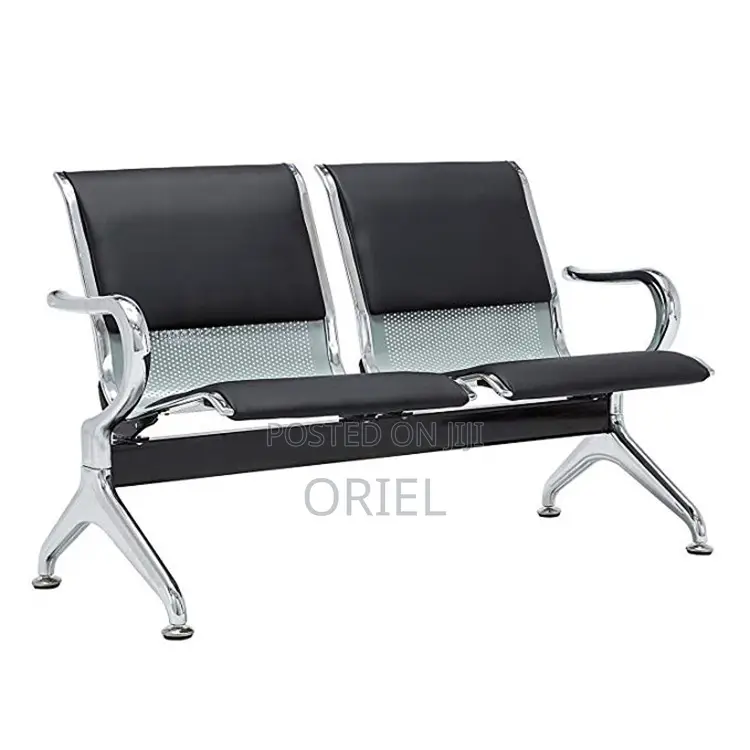 Office Reception Waiting Bench : Two Seater Waiting Bench
