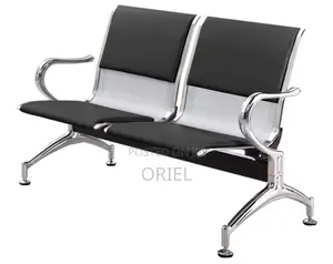 Office Reception Waiting Bench : Two Seater Waiting Bench