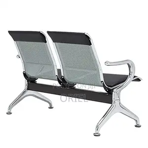 Office Reception Waiting Bench : Two Seater Waiting Bench