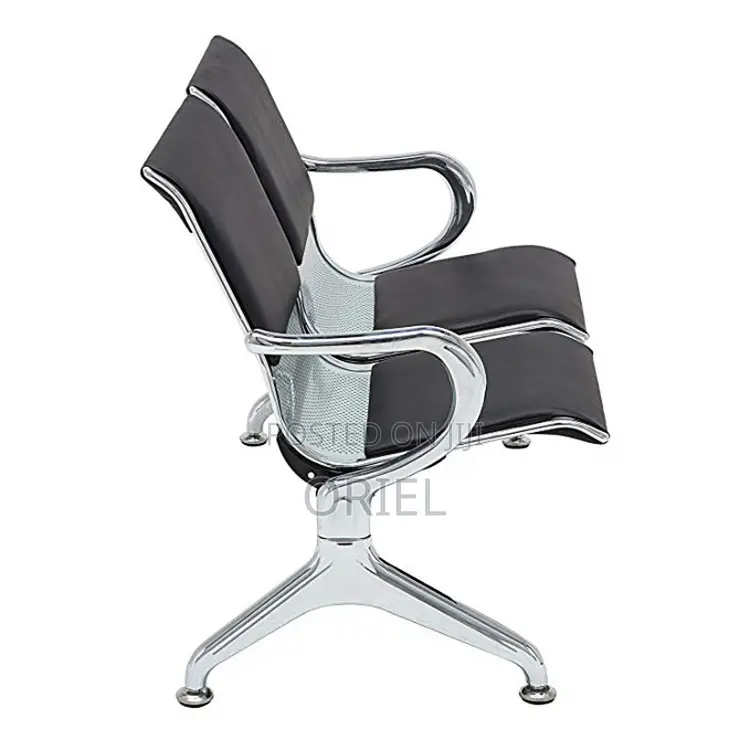 Office Reception Waiting Bench : Two Seater Waiting Bench