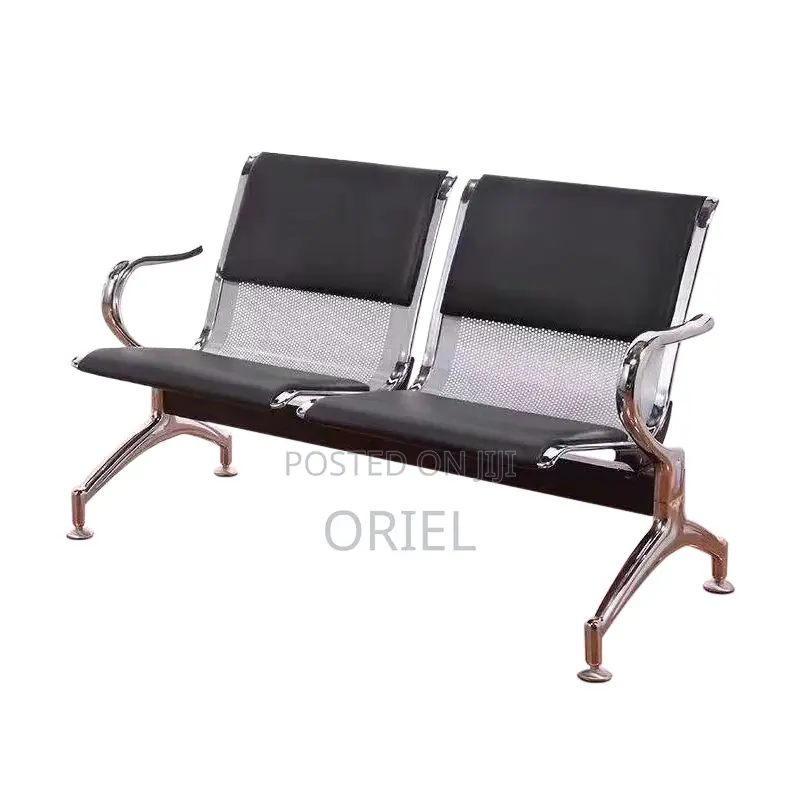 Office Reception Waiting Bench : Two Seater Waiting Bench