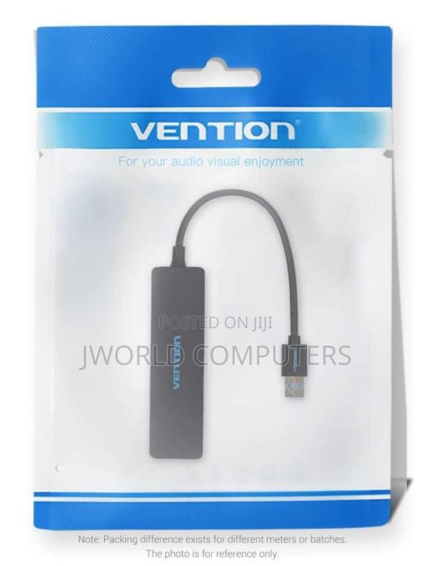Vention 3-Port Usb 3.0 Hub With Sound Card and Power Supply 0.15m