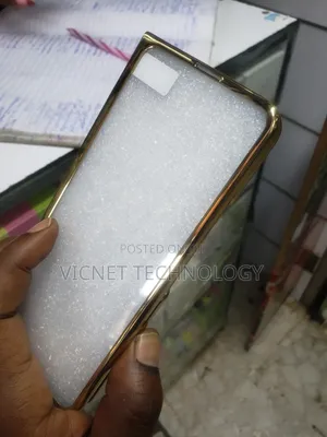 Samsung Fold 5 Gold Marble Case With Front Screen Protector