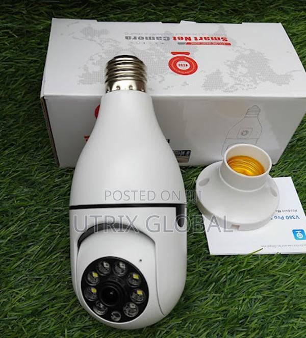Smart Cctv Bulb Camera 360 Coverage Easy Setup
